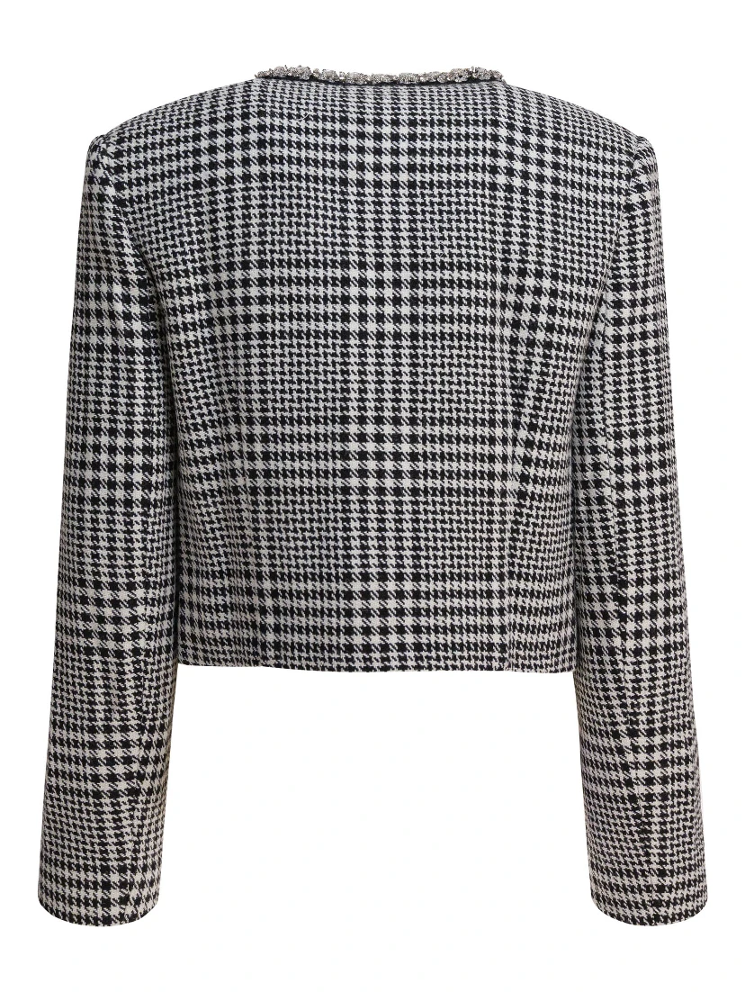 Houndstooth blazer