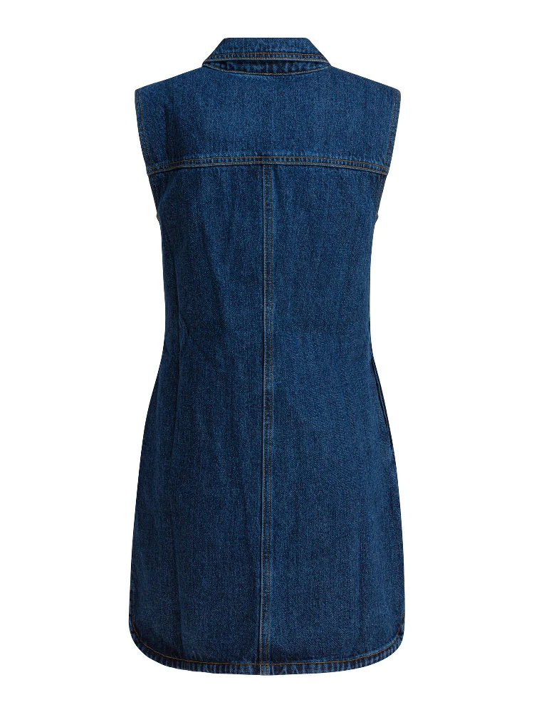 Short denim dress alternative