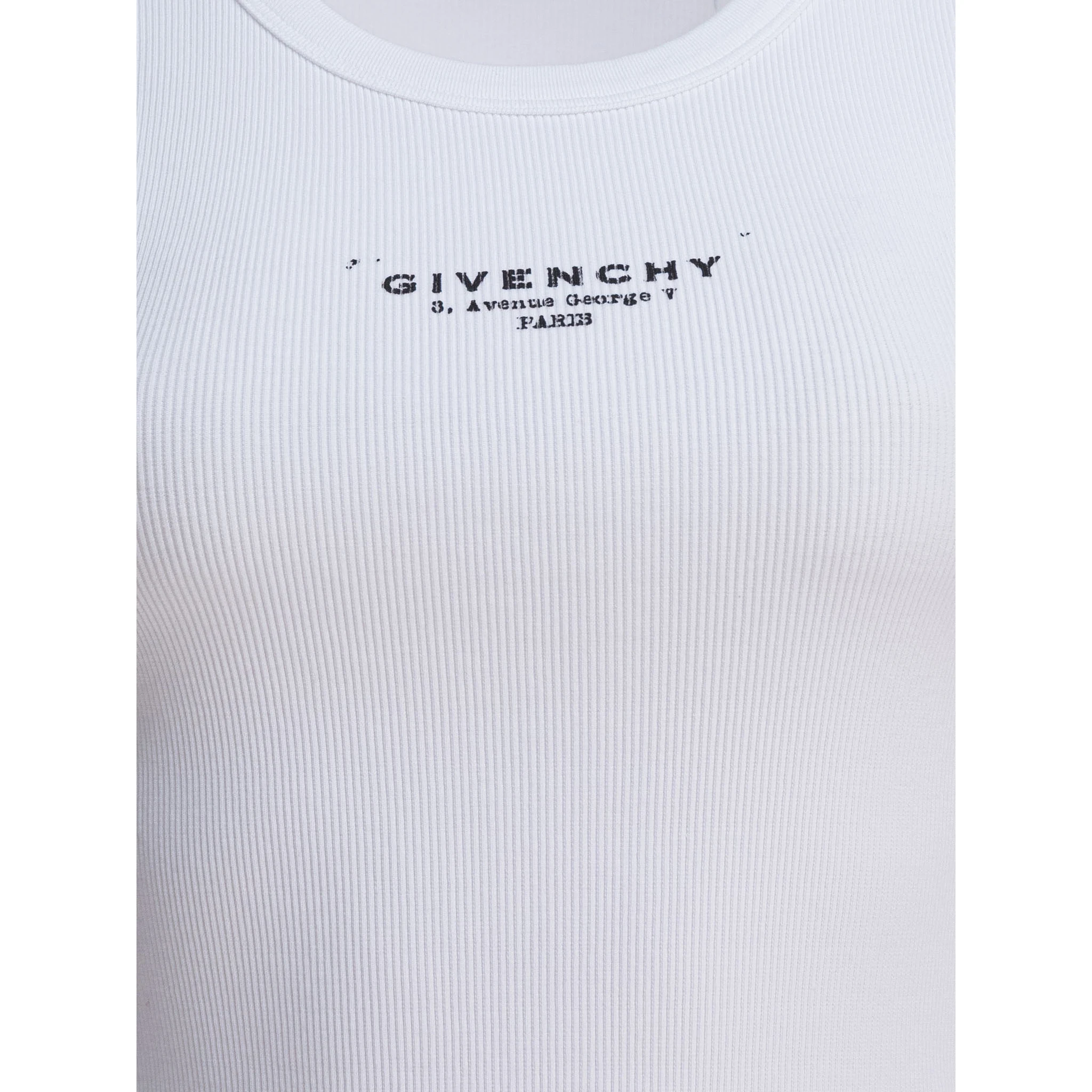 Cotton tank top with logo