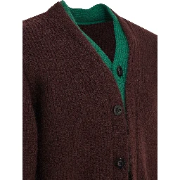 Wool blend cardigan