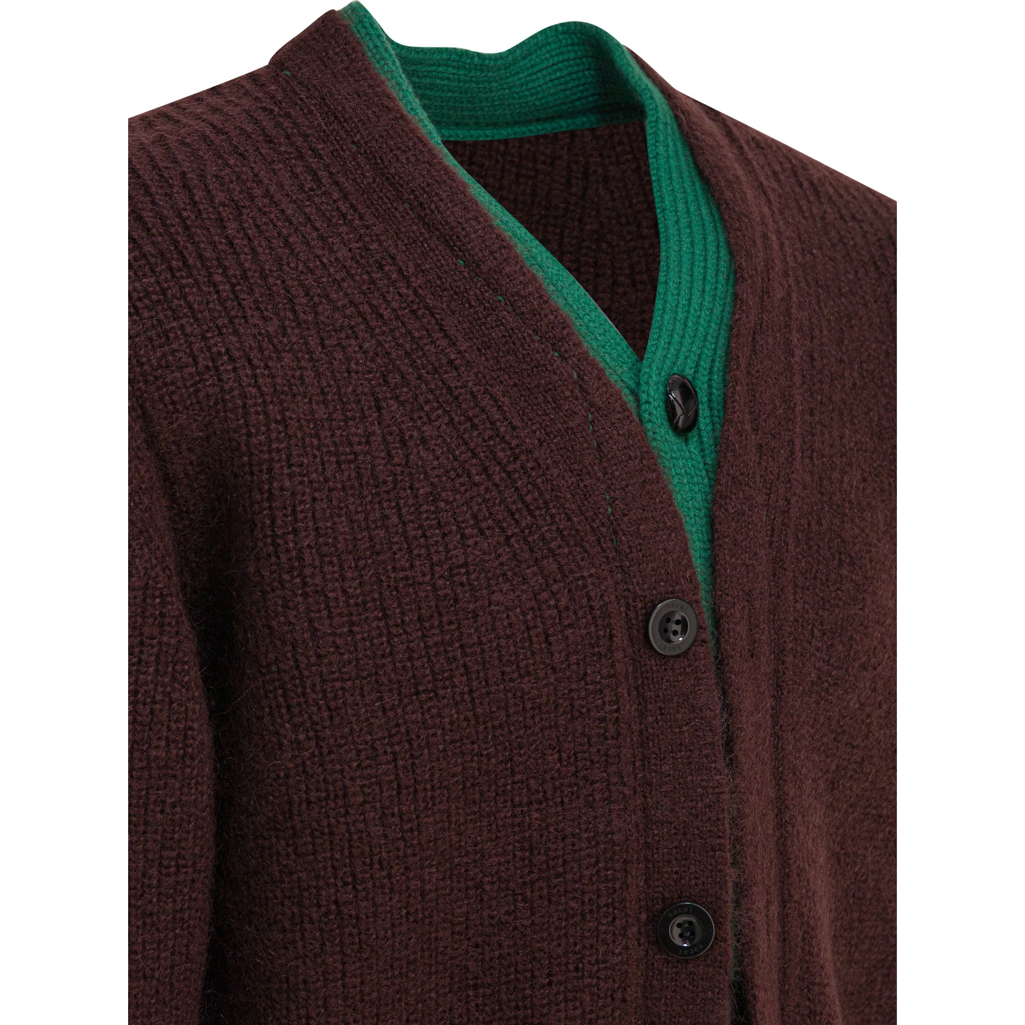 Wool blend cardigan