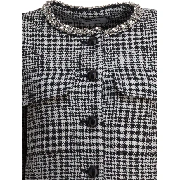 Houndstooth blazer