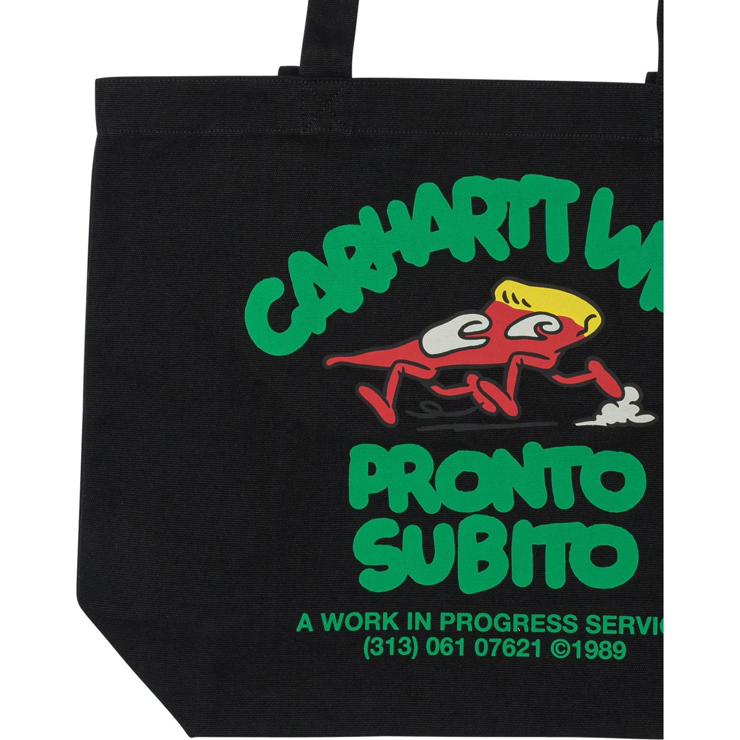 "Canvas Graphic" tote shoulder bag