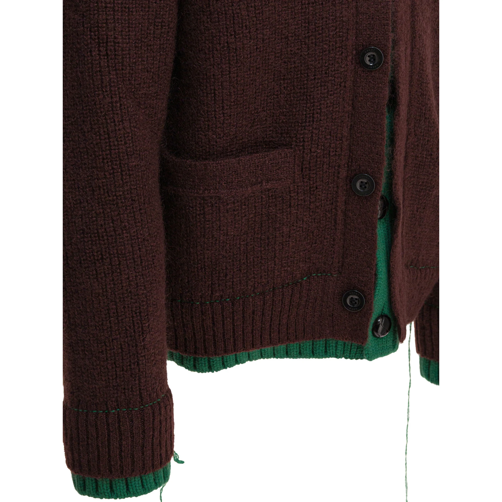 Wool blend cardigan