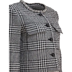 Houndstooth blazer