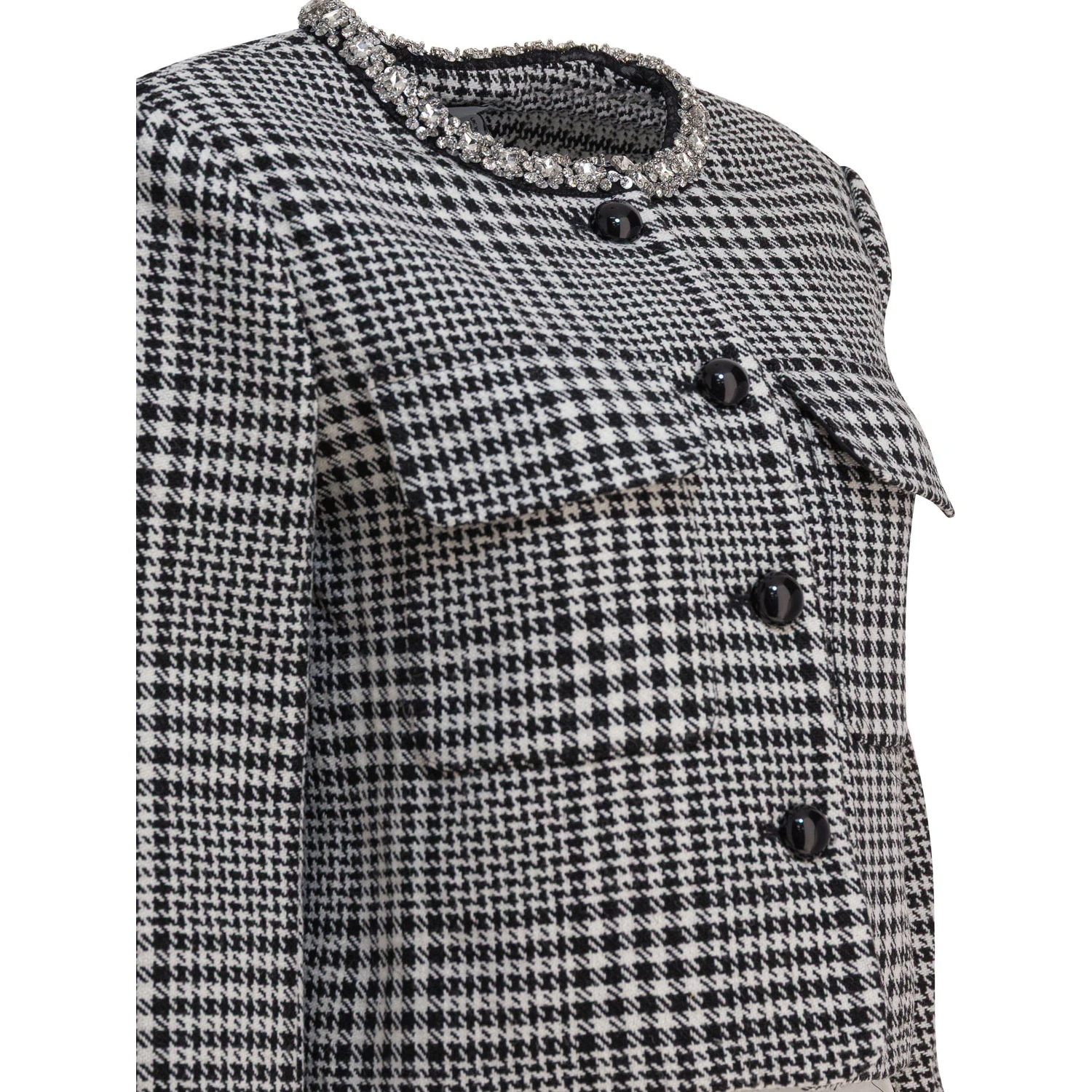 Houndstooth blazer