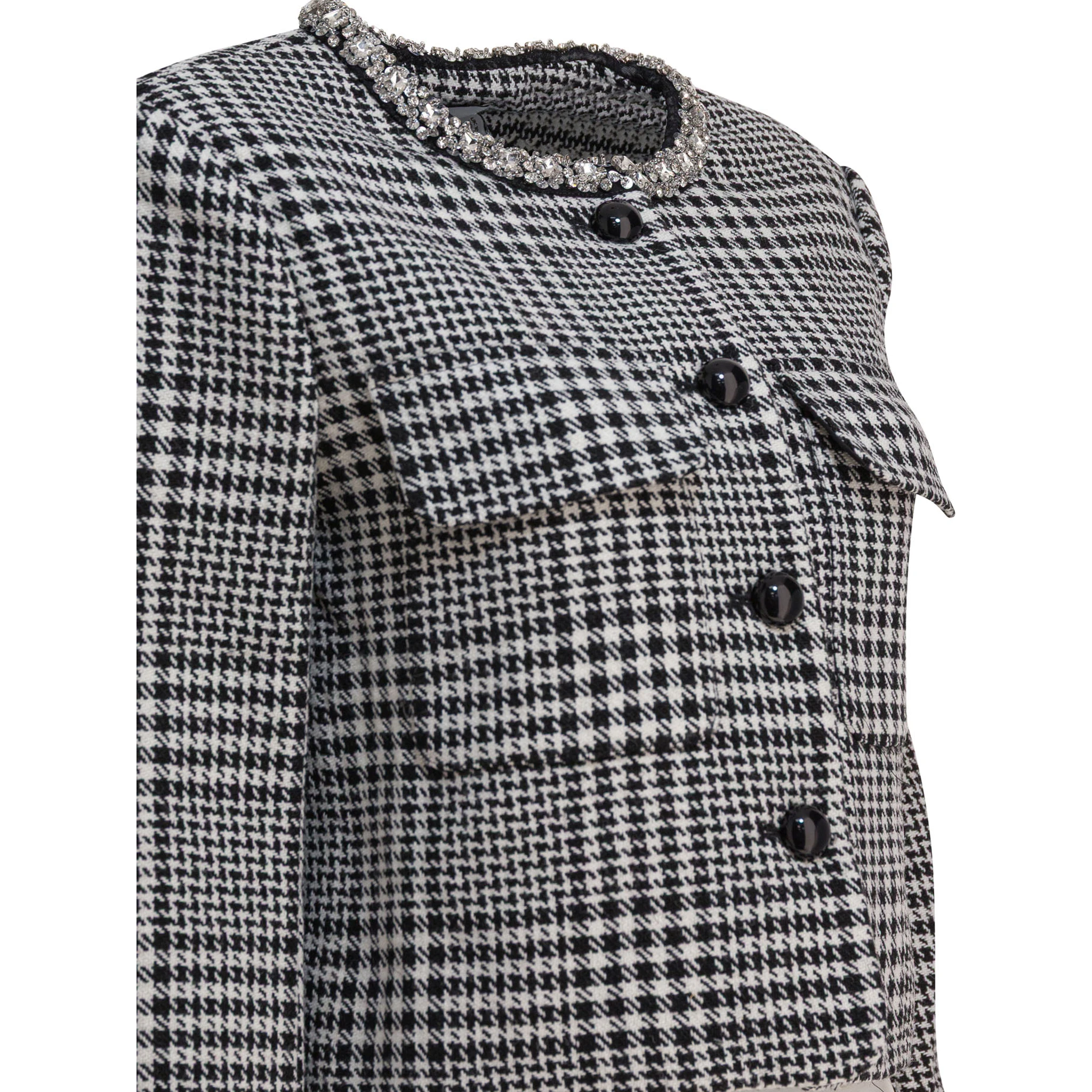 Houndstooth blazer