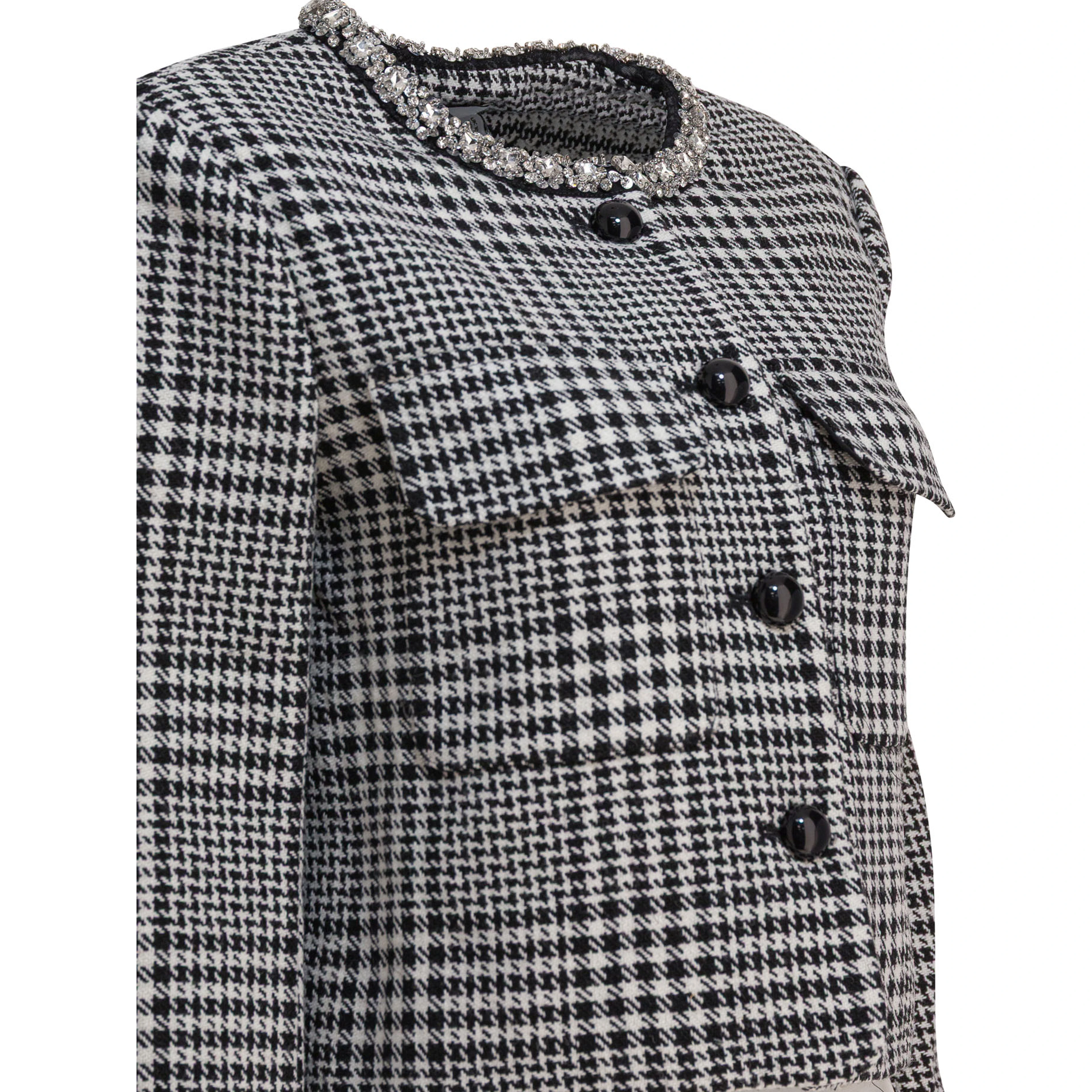 Houndstooth blazer