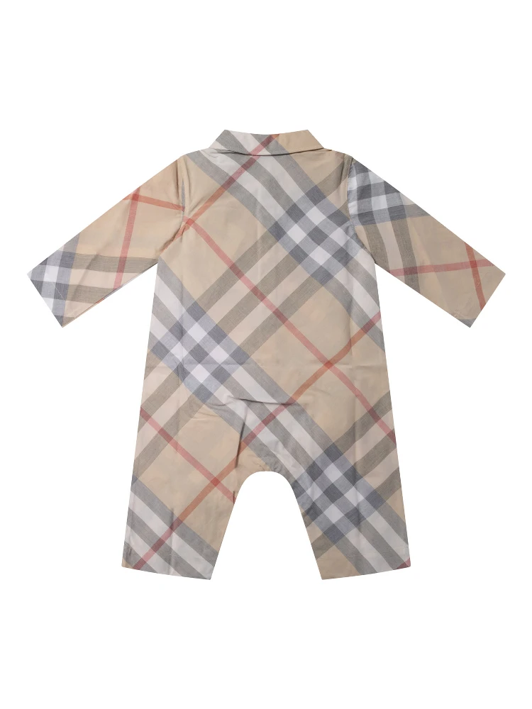 Check cotton playsuit alternative