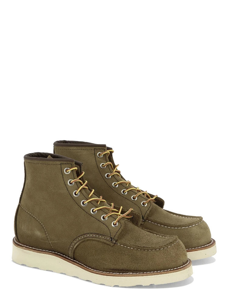"6 INCH Moc" lace-up boots alternative