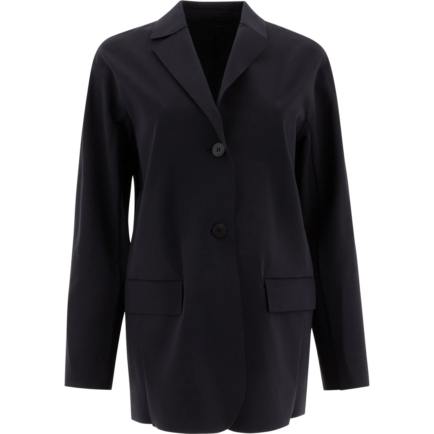 Single-breasted jersey blazer