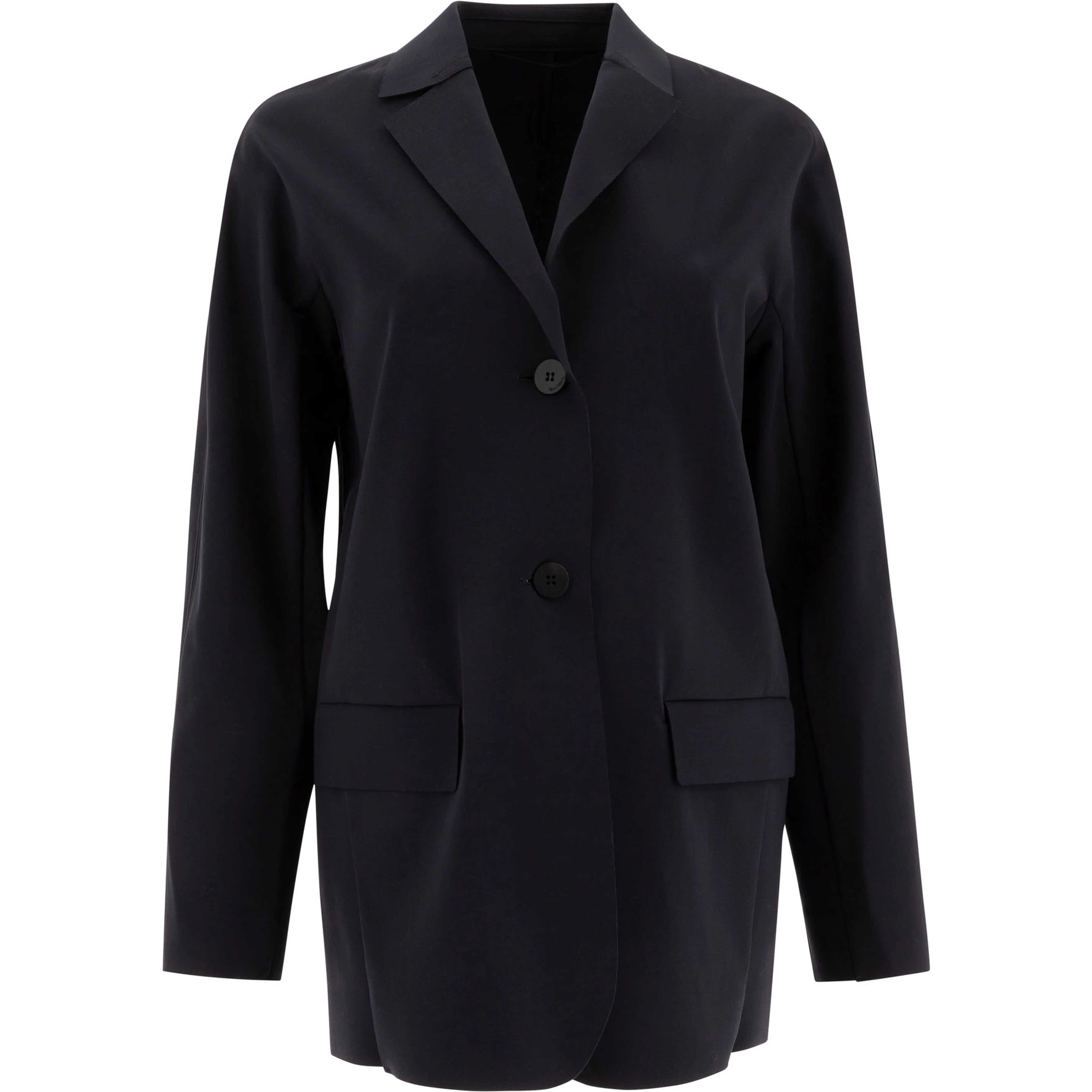 Single-breasted jersey blazer