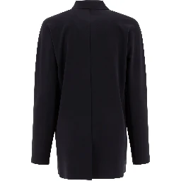 Single-breasted jersey blazer