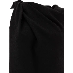 Knotted detail mini dress