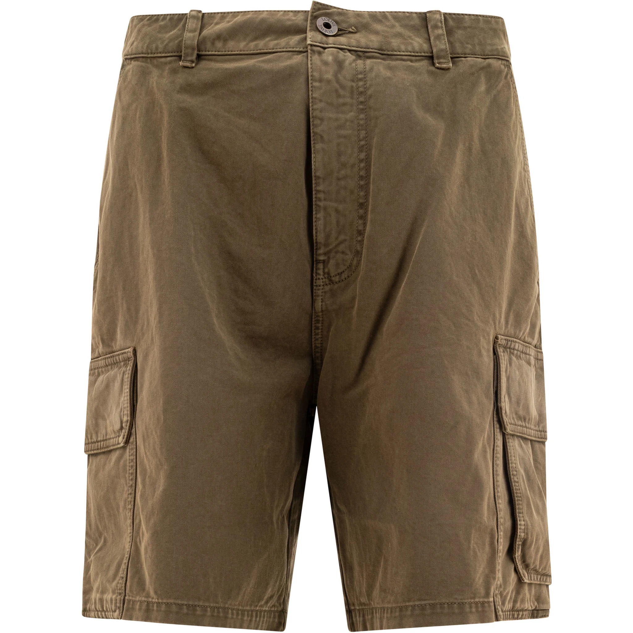 Cotton cargo shorts