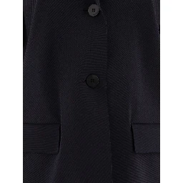 Single-breasted jersey blazer