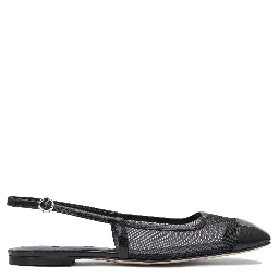 "Geraldine" slingback flats