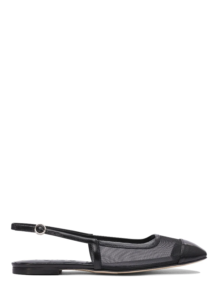 "Geraldine" slingback flats