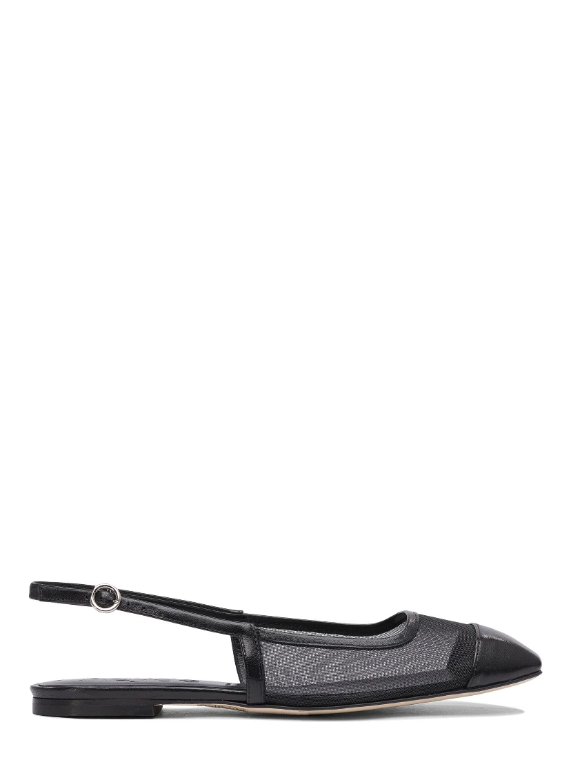 "Geraldine" slingback flats