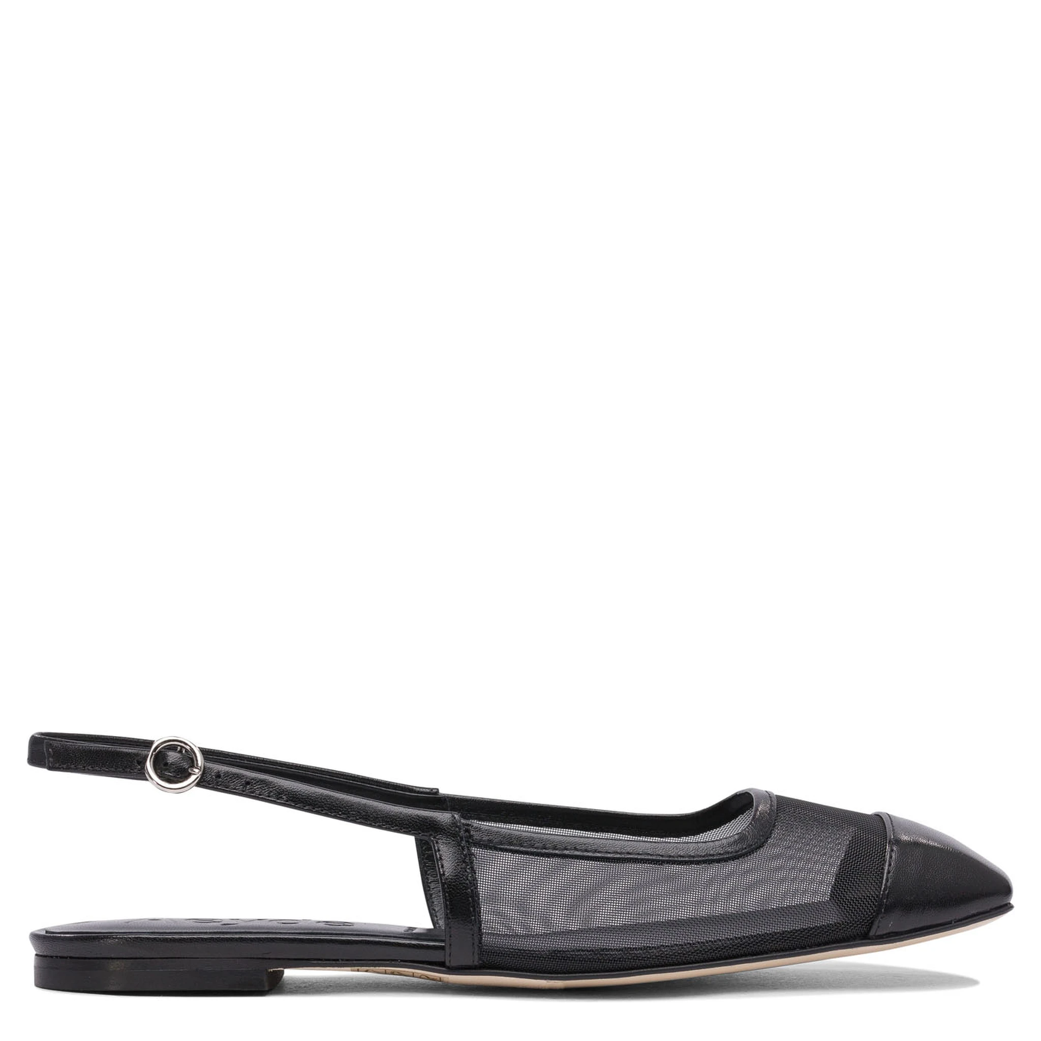 "Geraldine" slingback flats