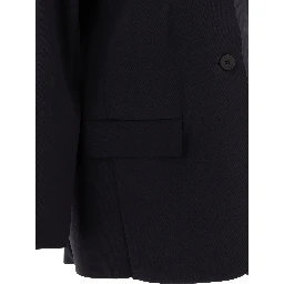 Single-breasted jersey blazer