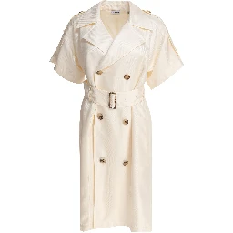 Viscose trench dress