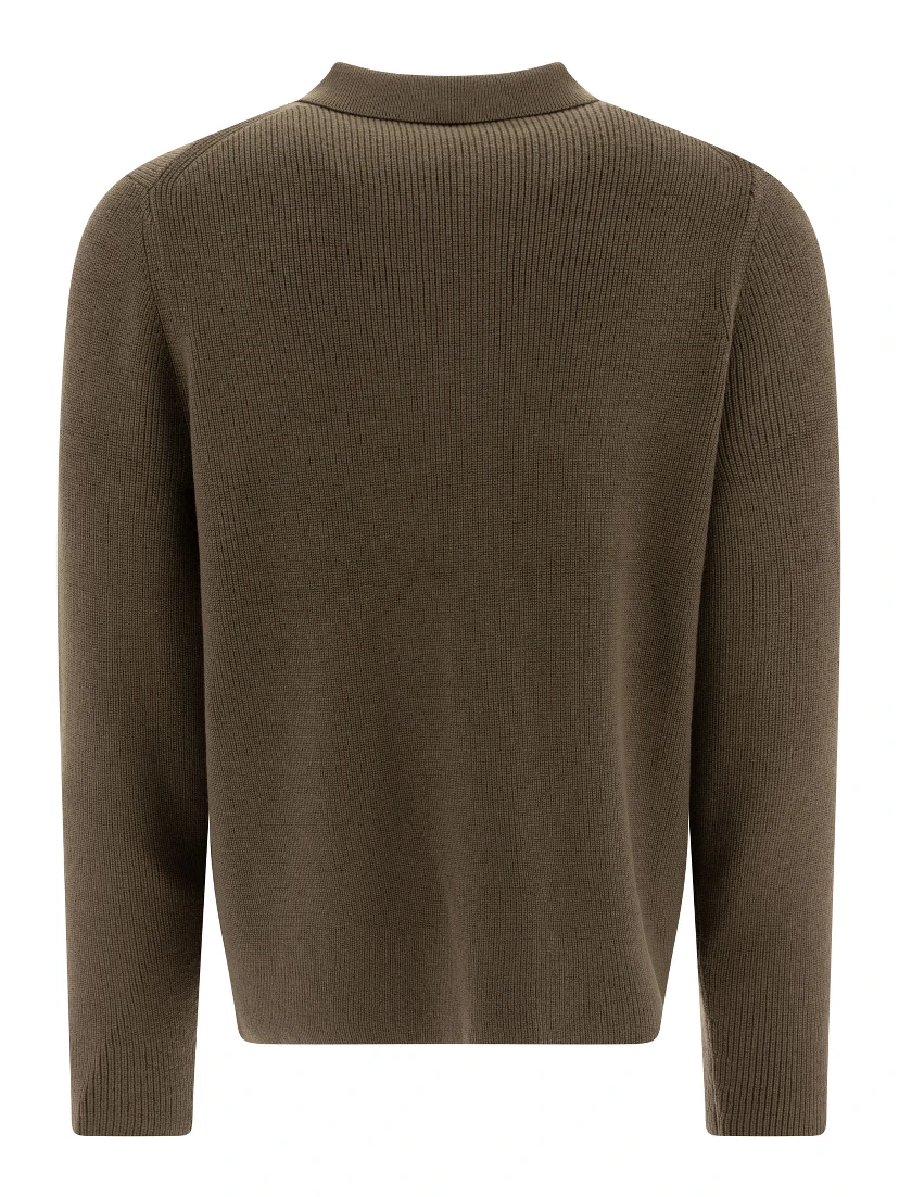 Wool blend cardigan