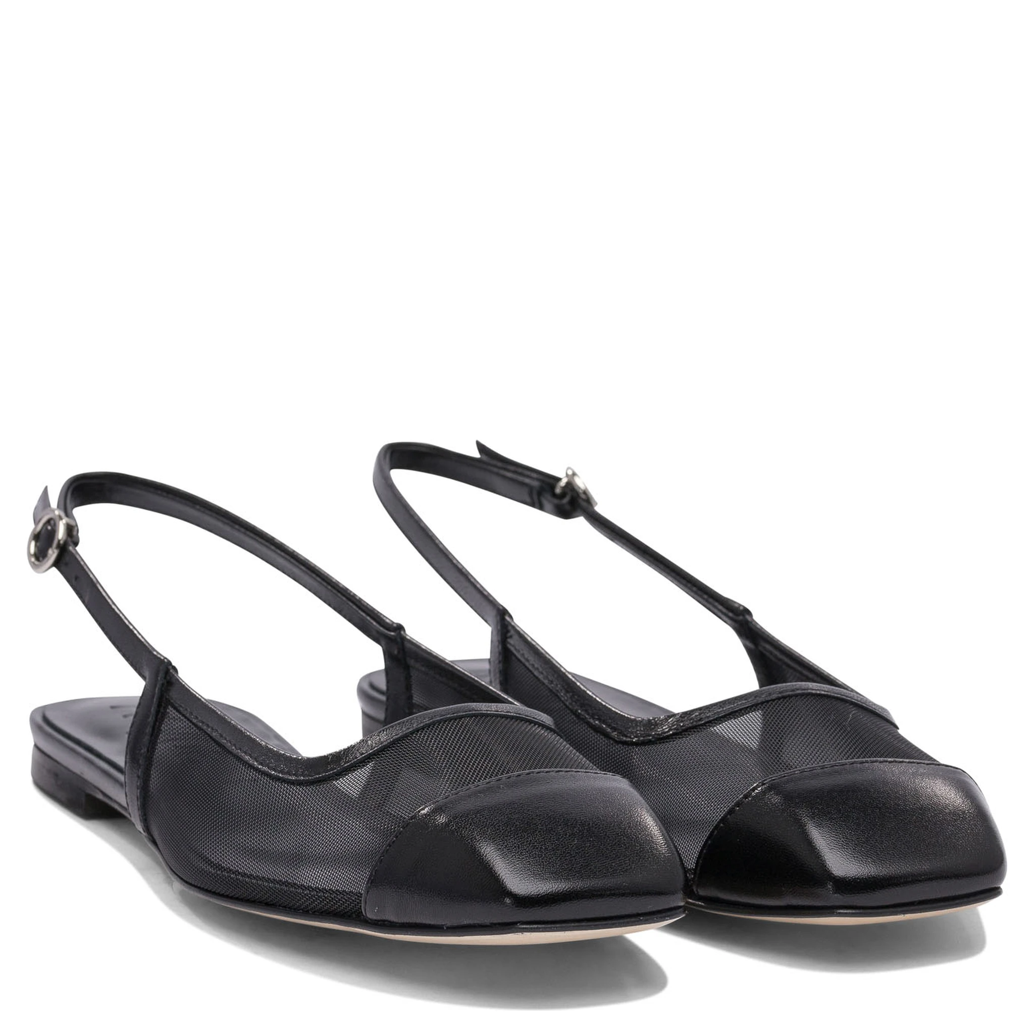 "Geraldine" slingback flats