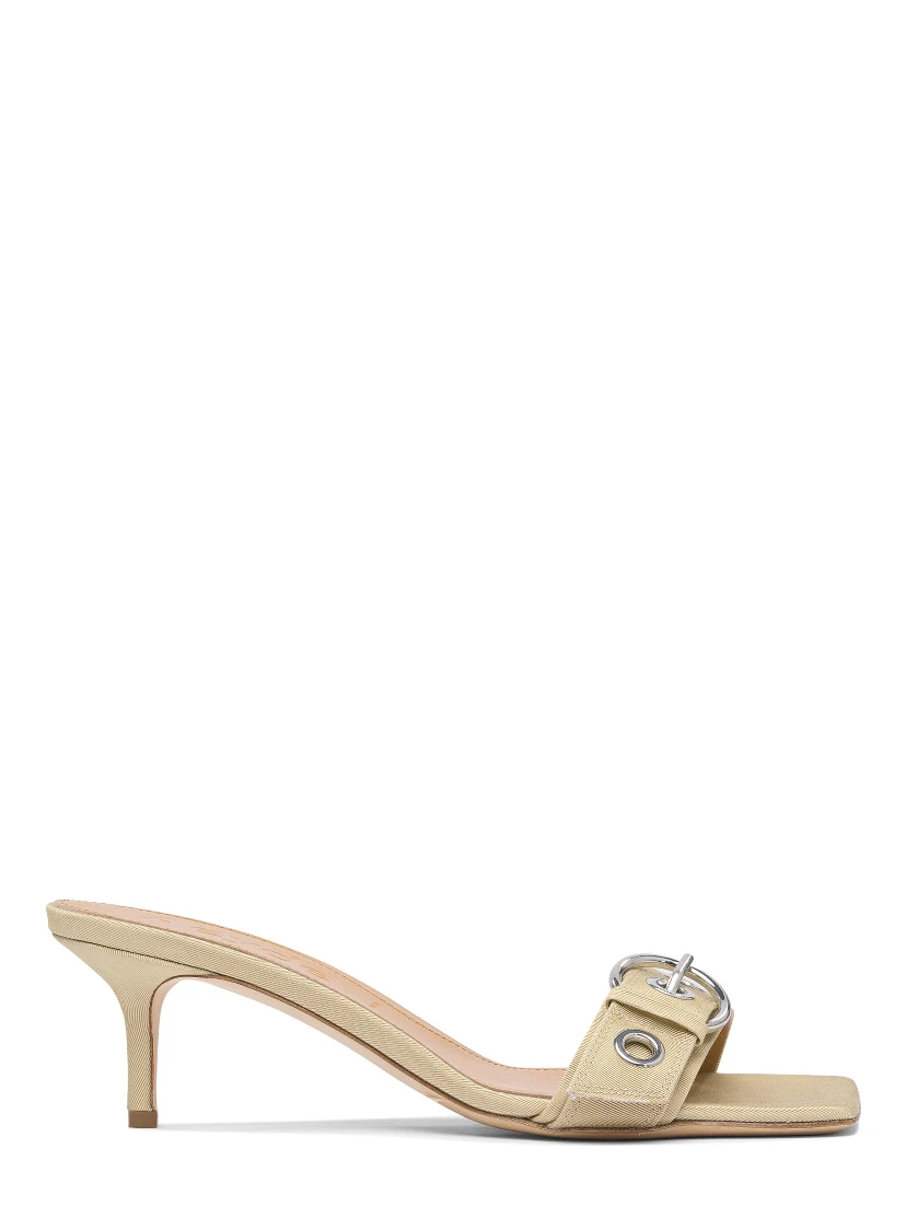 "Ilvy Eyelet Grosgrain 55 mm" Mules