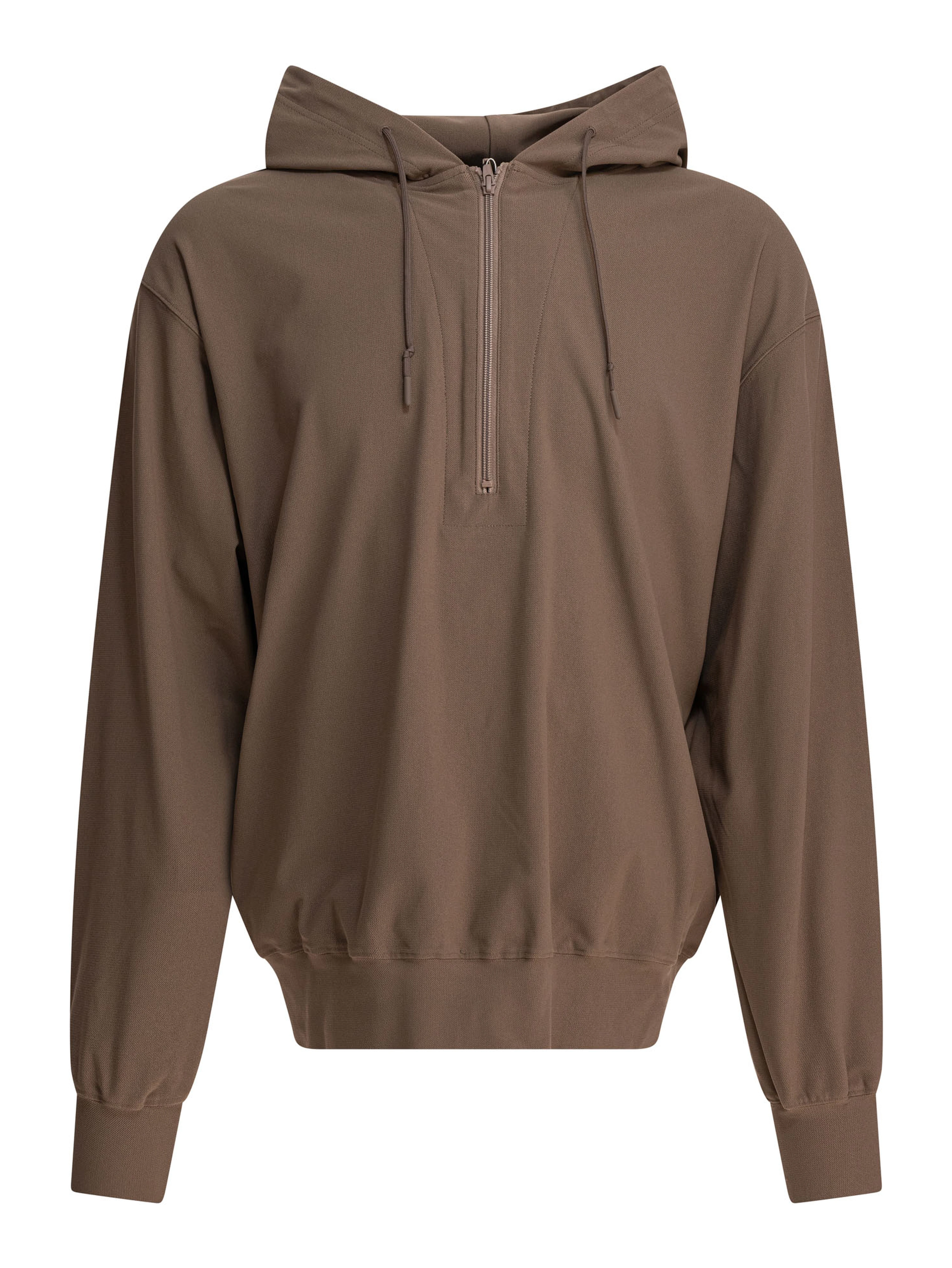 Half zipper hoodie