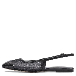 "Geraldine" slingback flats