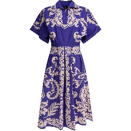 Cotton flared dress