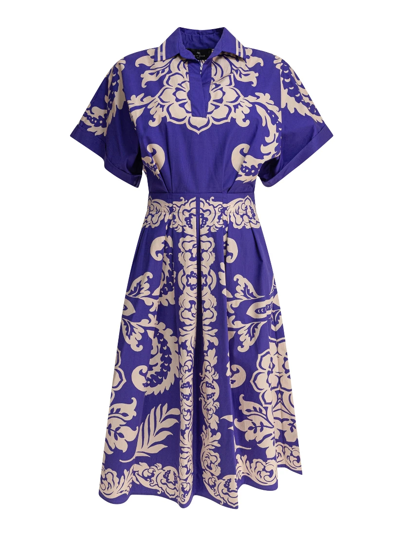 Cotton flared dress
