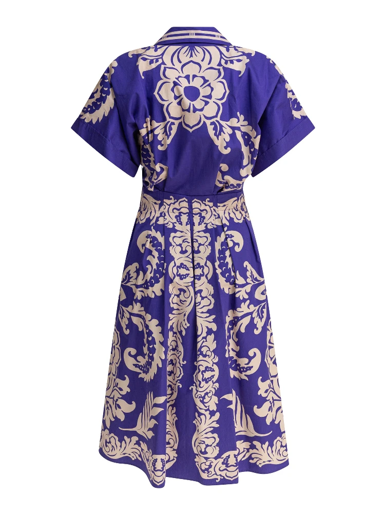 Cotton flared dress alternative