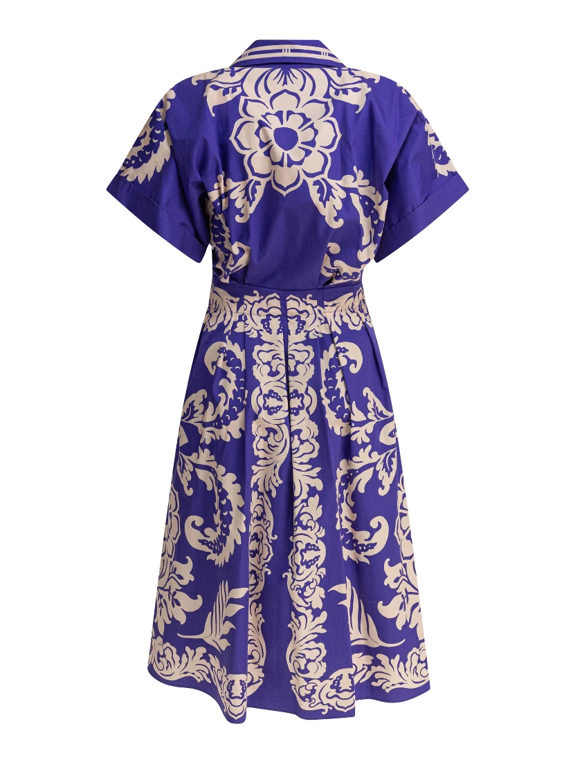 Cotton flared dress