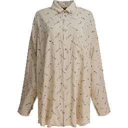 Oversized shirt with logo