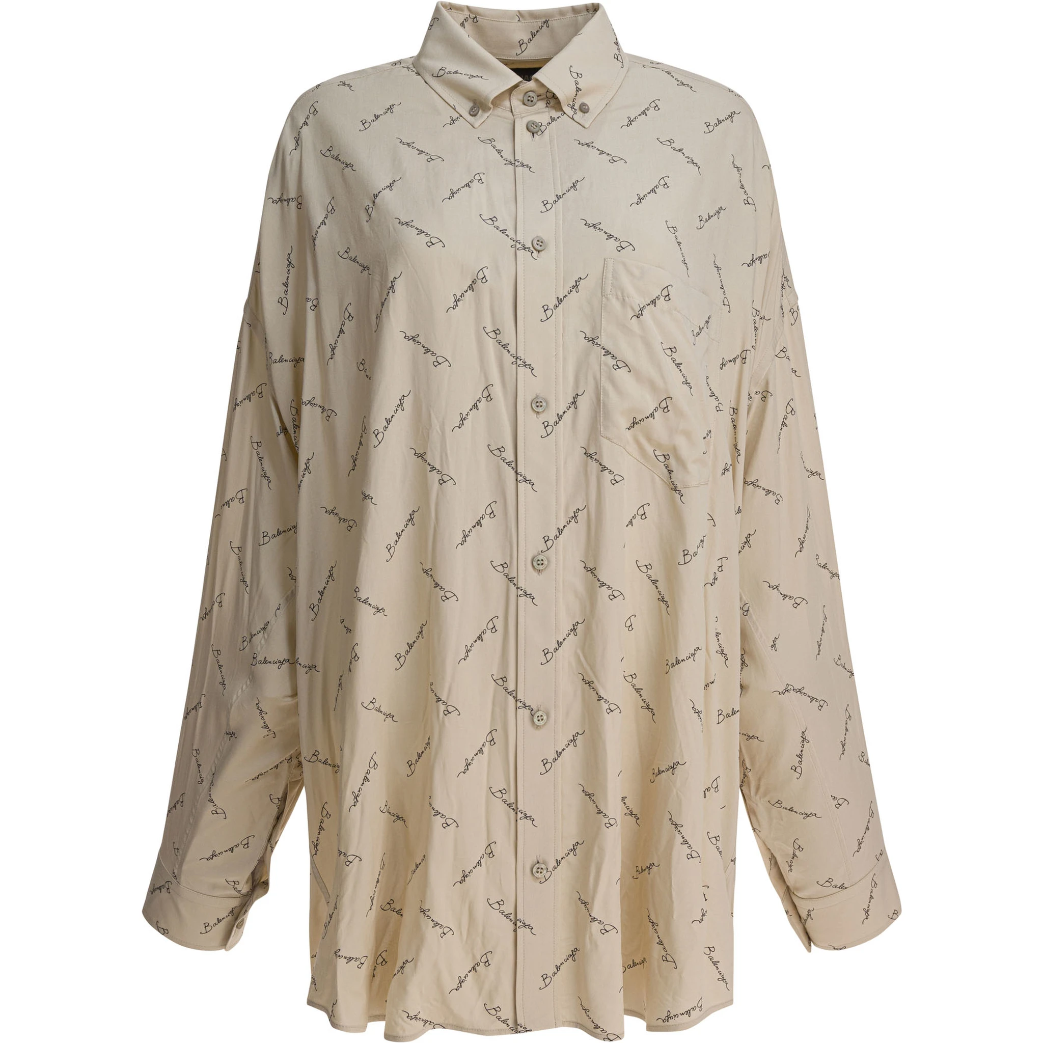 Oversized shirt with logo