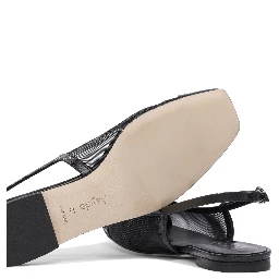 "Geraldine" slingback flats