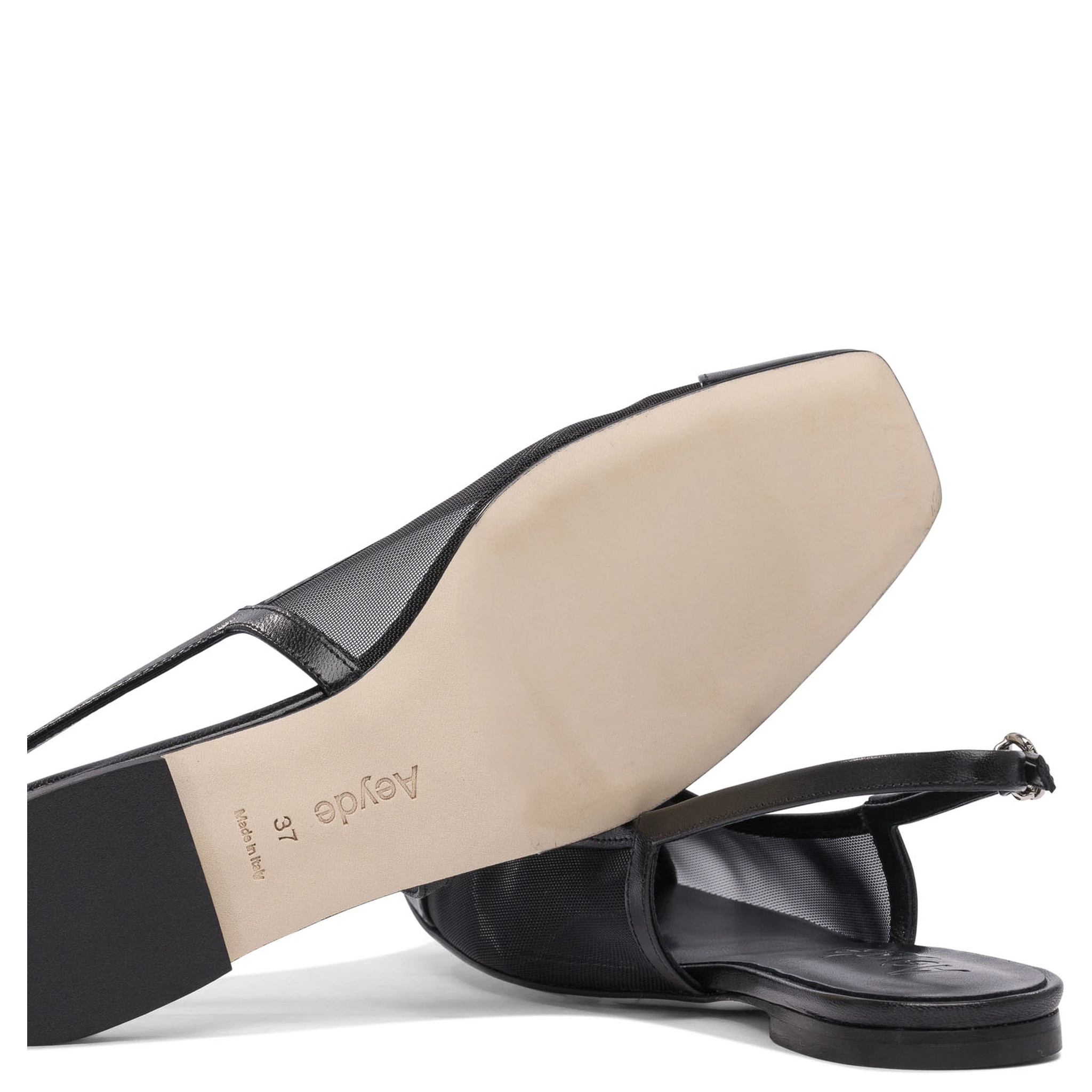 "Geraldine" slingback flats