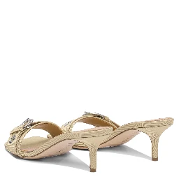 "Ilvy Eyelet Grosgrain 55 mm" Mules