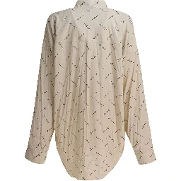 Oversized shirt with logo