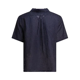 "Voyager" oxford linen shirt