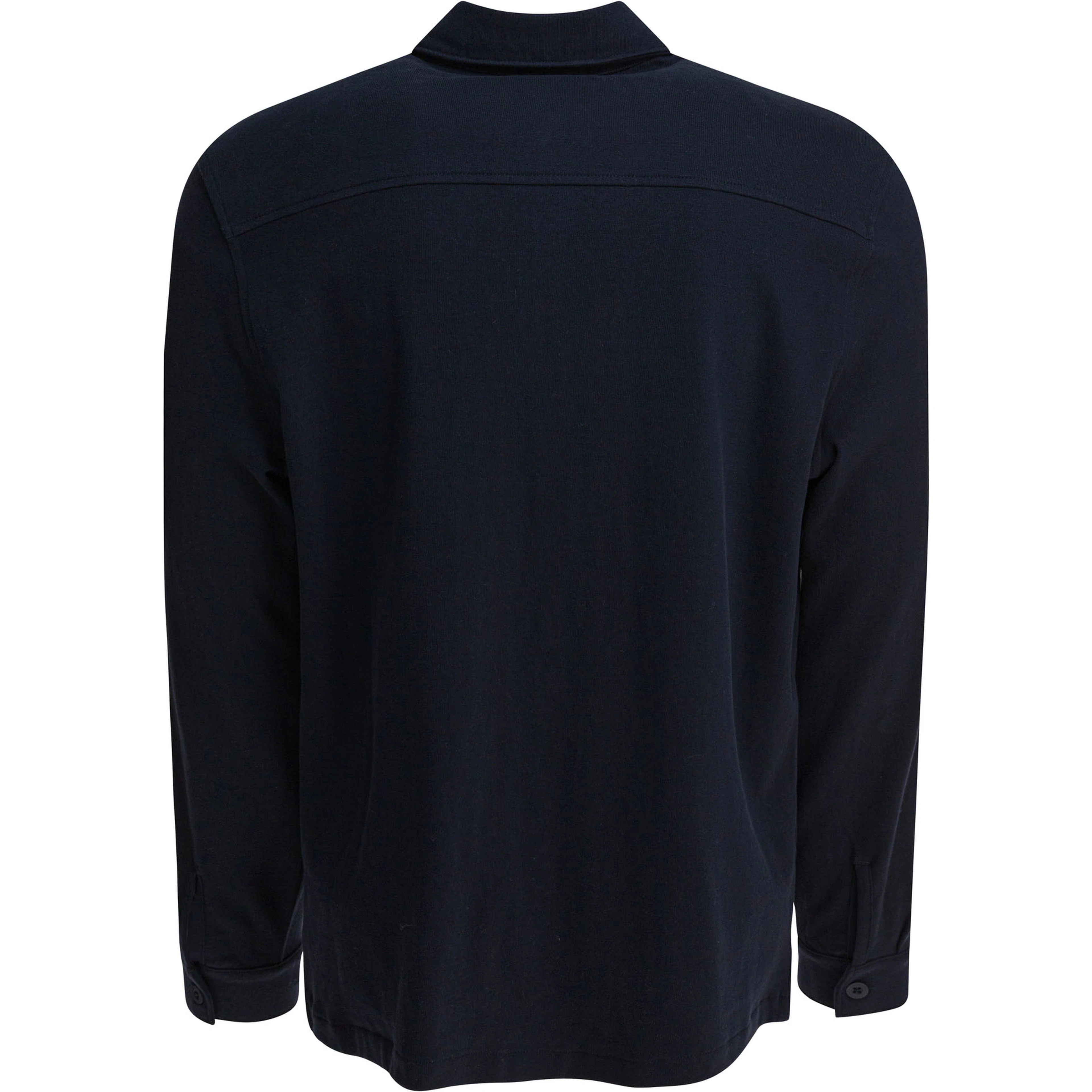 Cotton suede overshirt jacket