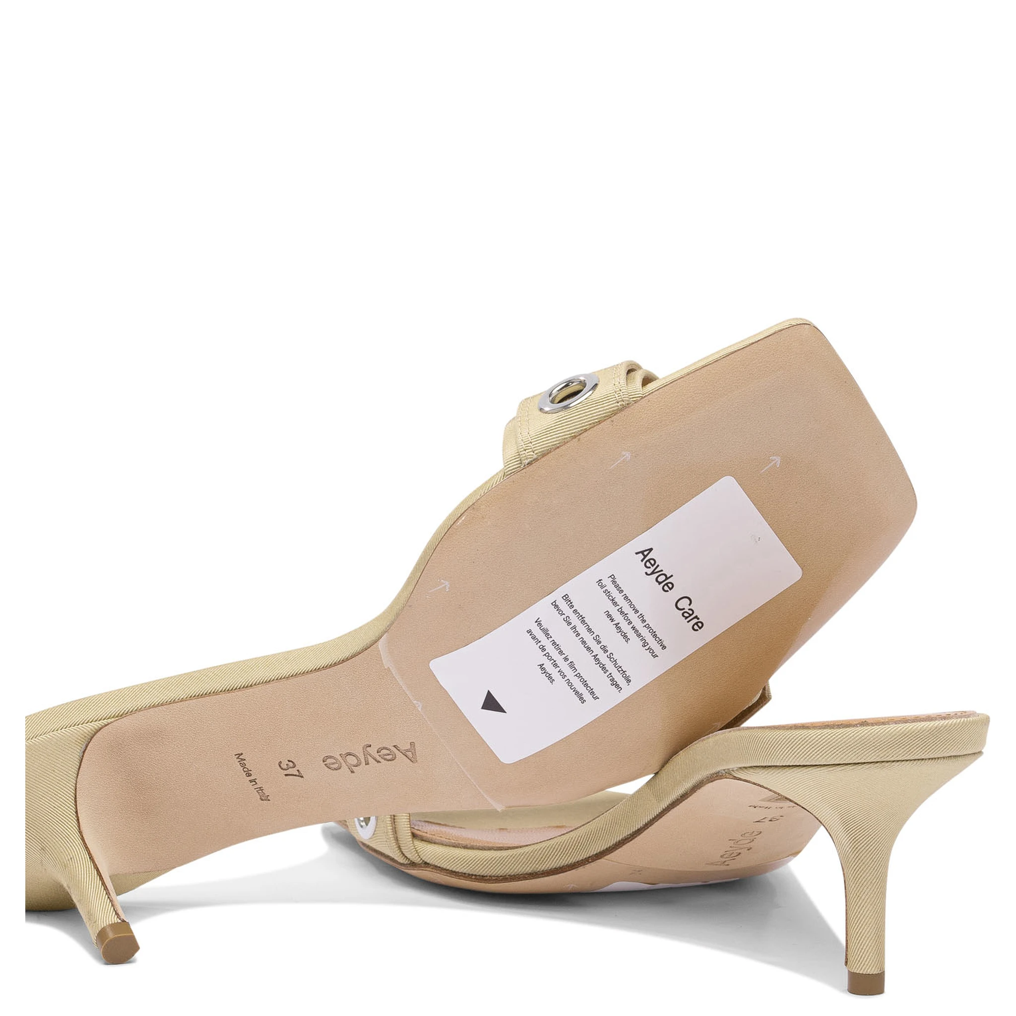 "Ilvy Eyelet Grosgrain 55 mm" Mules