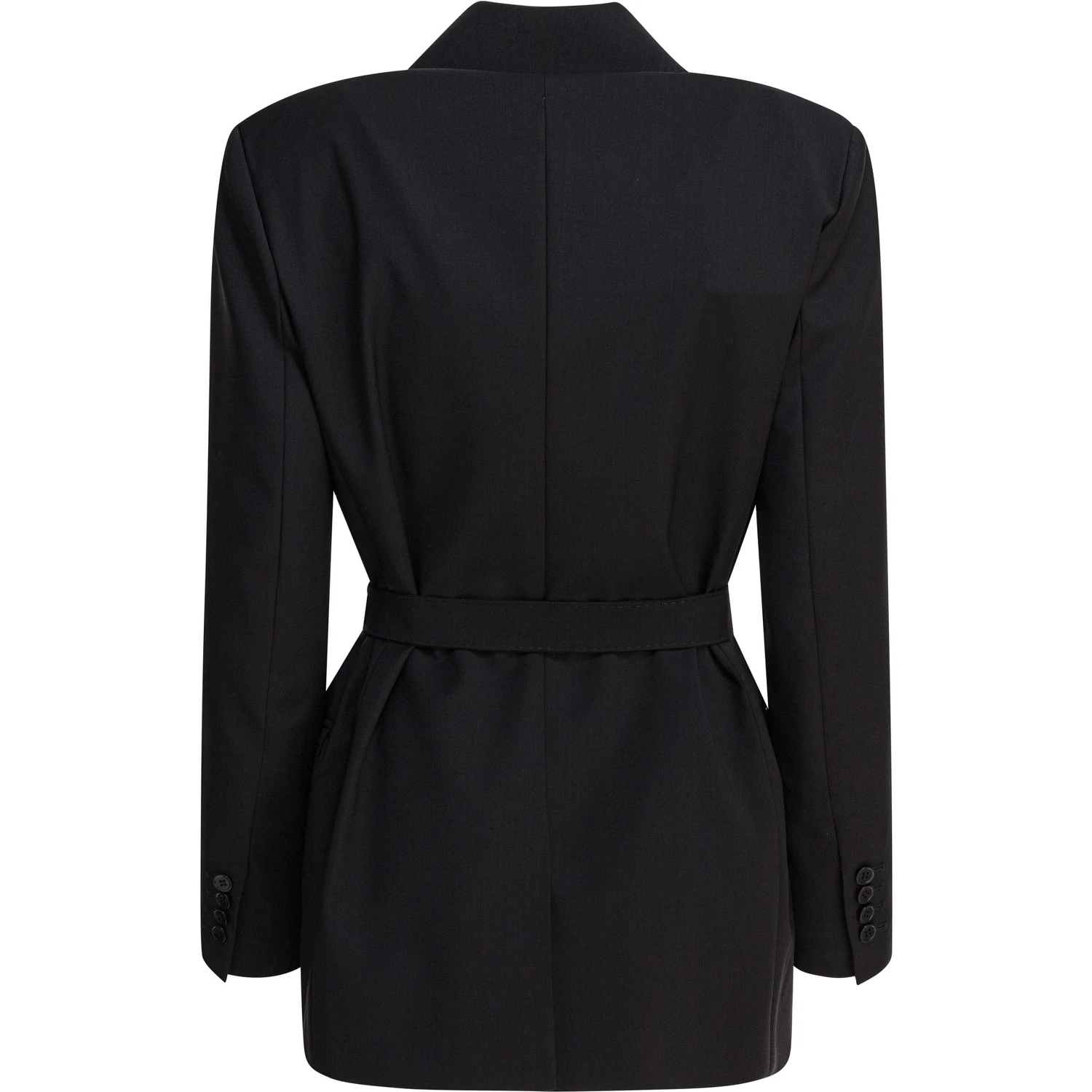 Wool canvas blazer