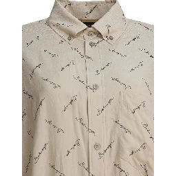 Oversized shirt with logo