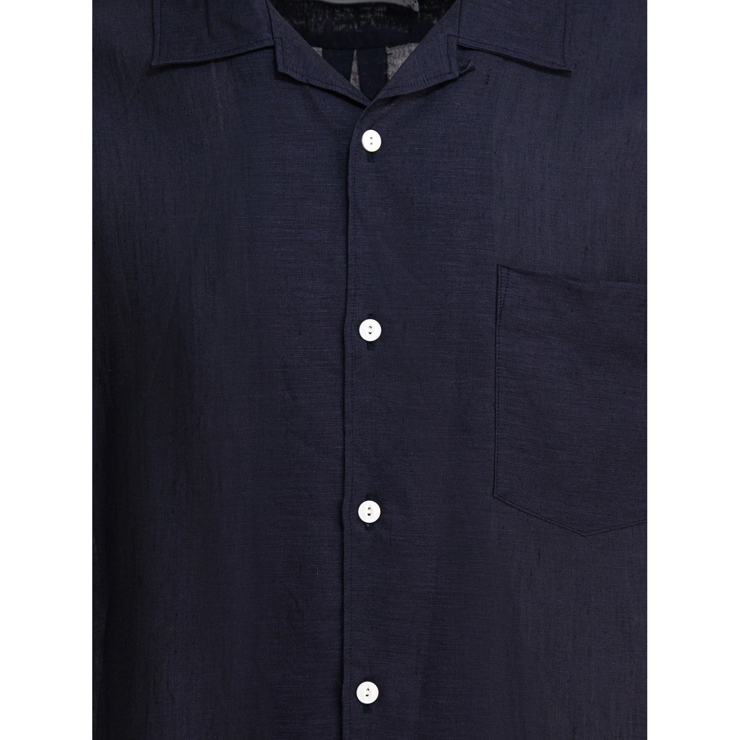 "Voyager" oxford linen shirt