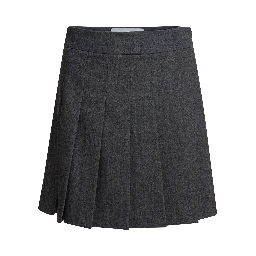 Pleated miniskirt