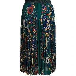 Floral print skirt