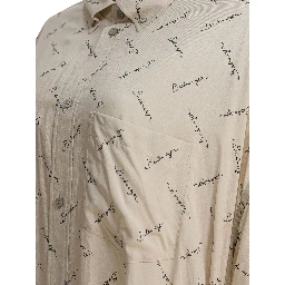 Oversized shirt with logo